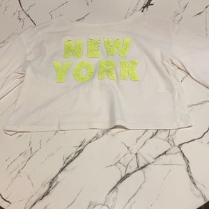 White New York sequin shirt